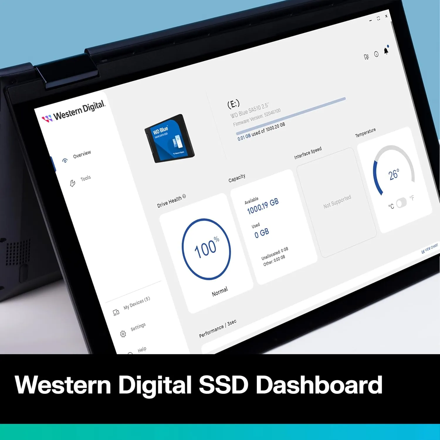 WD Internal SSD SATA Blue 2.5 Inch 250GB (SA510) view 4